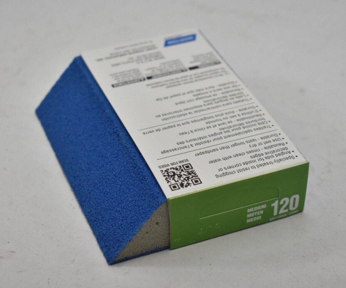 Lot of 16 Norton Saint Gobain ProSand Single Angle Sanding Sponges 120 Grit Med