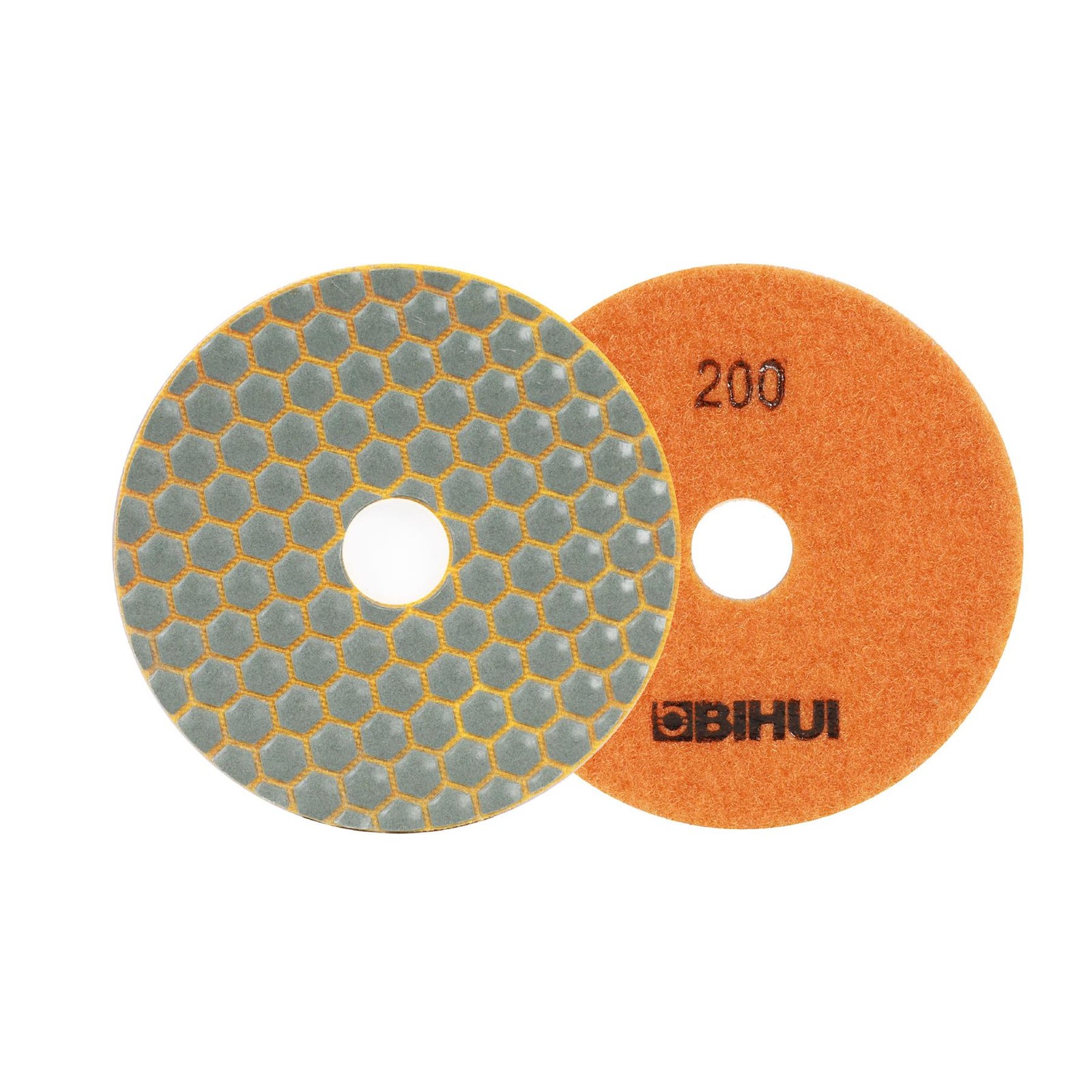 BIHUI 4″ Diamond Polishing Pad, 200 Grit – DPP420