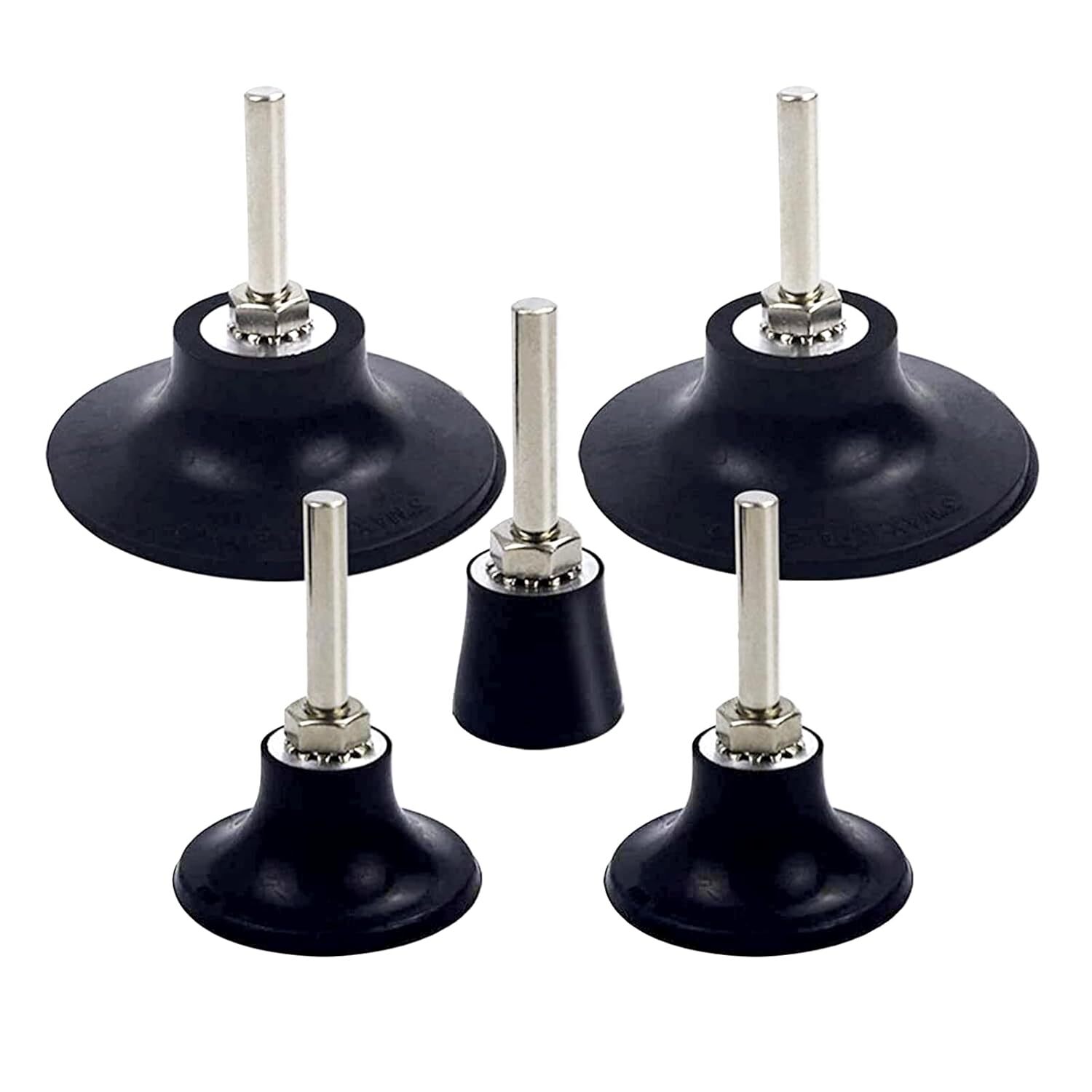 Coceca 5 Pack Disc Pad Holder, Universal Quick Change 2 Inch 3 Inch and 1 Inch D