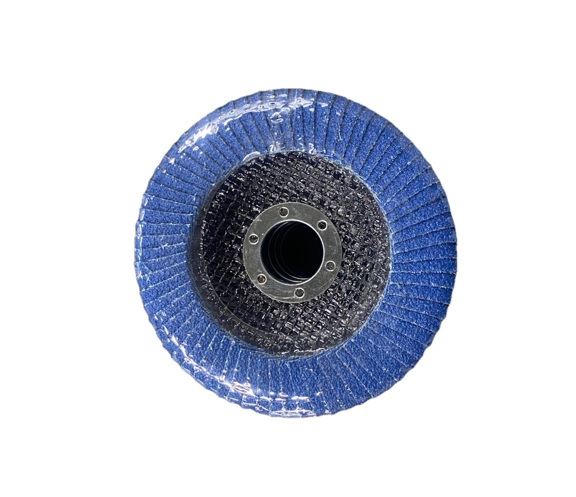 SALI 10 Pack Curved Flap Discs 4 1/2Inch for Angle Grinder Sanding Disc P60 ZA