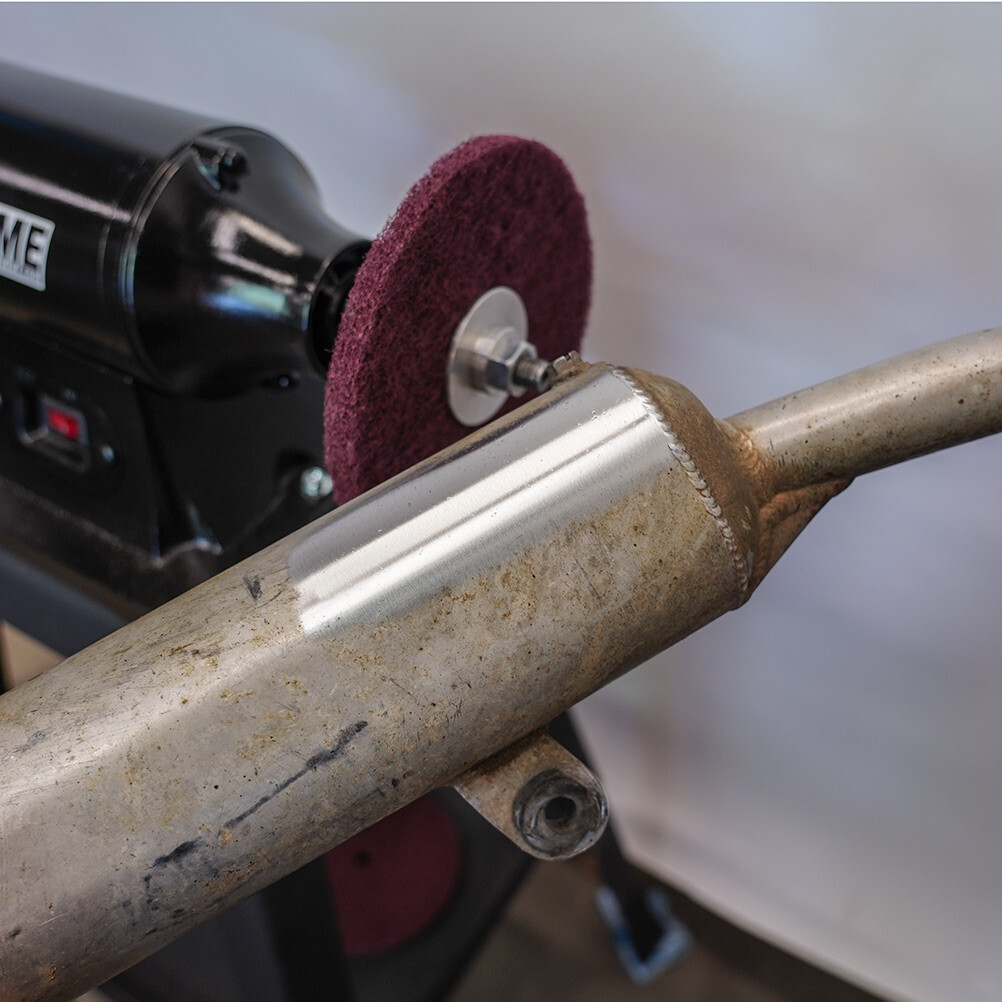 (3) 8″ Fine Cleaning Wheel 400 Grit | Scotch Pad Polishing Bench Grinder Buff