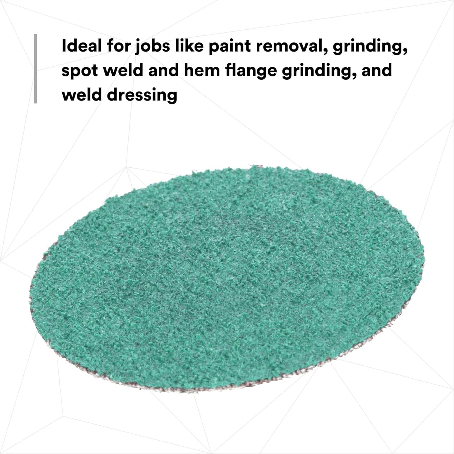 25PCS Roloc Disc 3Inch 60 Grit Quick Change Heavy Duty Grinding Coating Removals
