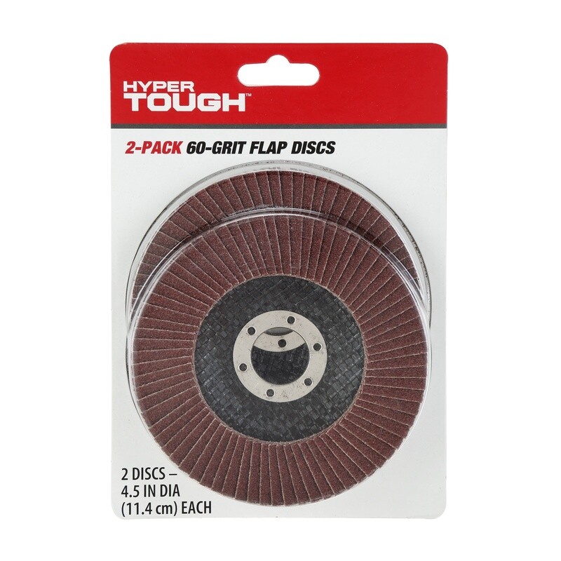 80 Grit Flap Discs 4 Pack Abrasive Material Angle Grinders Multi-Purpose Use
