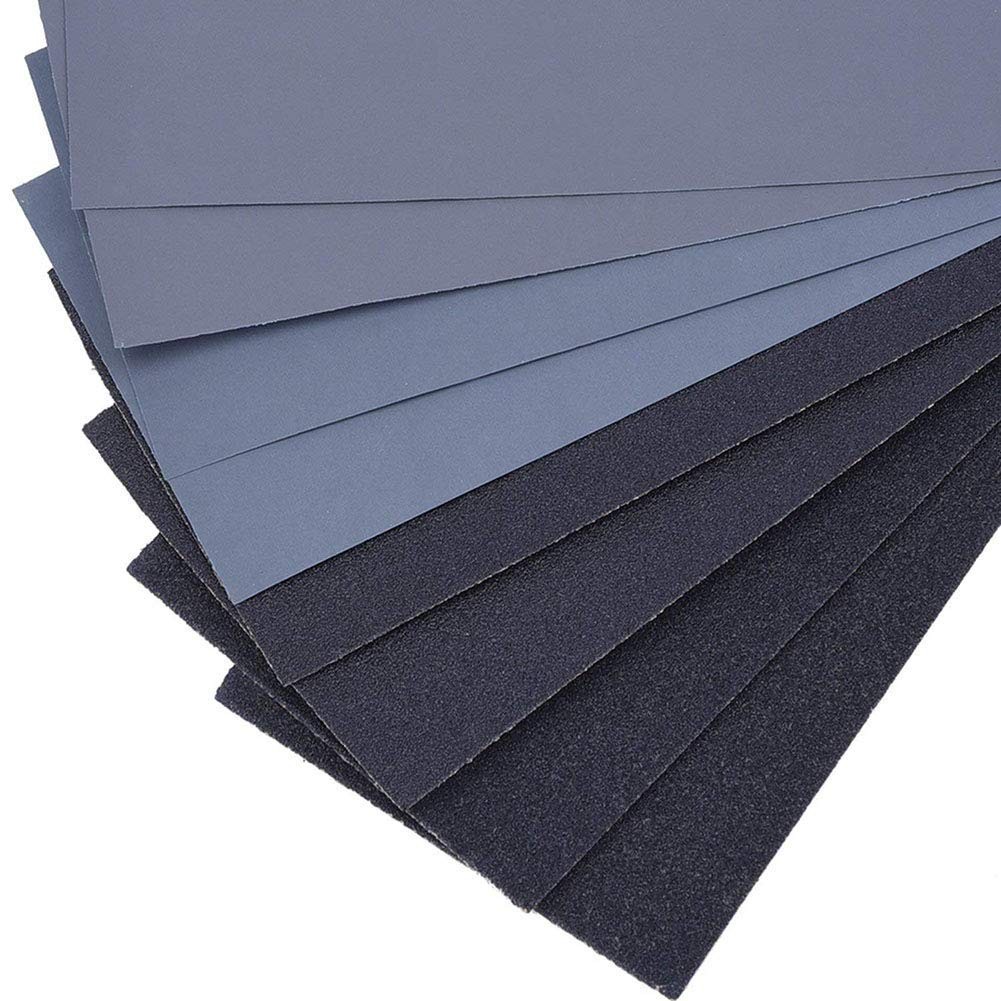 45PCS Sandpaper,Atosun Premium Wet Dry Waterproof Sand Paper, 120 to 5000 Ass…