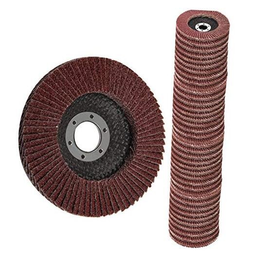 Flap Discs 40 PCS 4.5 Inch – 40 60 80 120 Grit Grinding 40#&60#&80#&120# Red