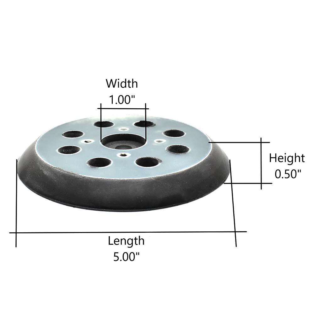 RSP46 5 Inch Dia 8 Holes PSA Sanding Pad – (Replaces Milwaukee 51-36-7095)