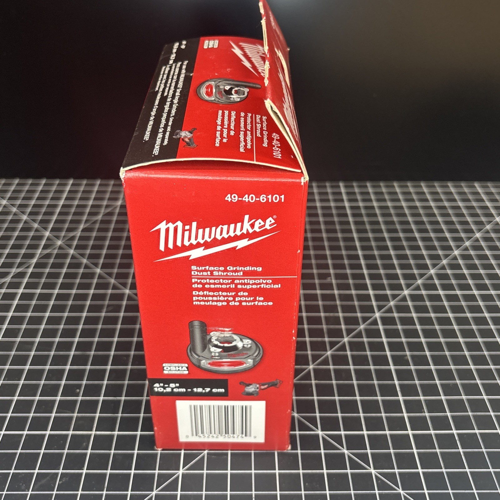 Milwaukee Surface Grinding Dust Shroud 49-40-6101 4-5” NIB Unopened