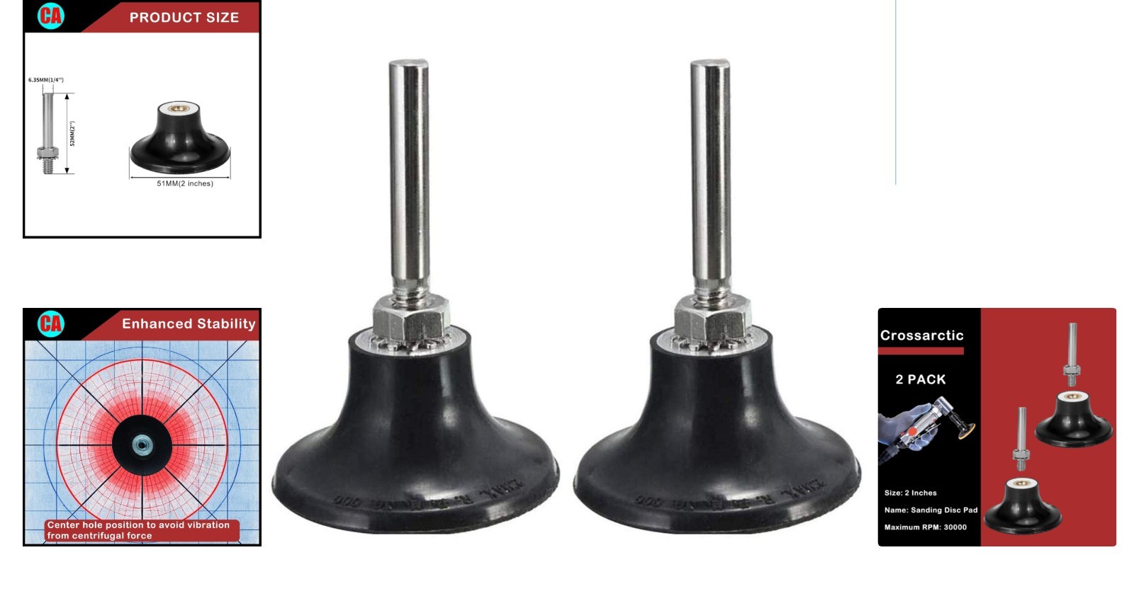 Professional Quality 2-Inch Sanding Discs for Die Grinders – Fast & Efficient