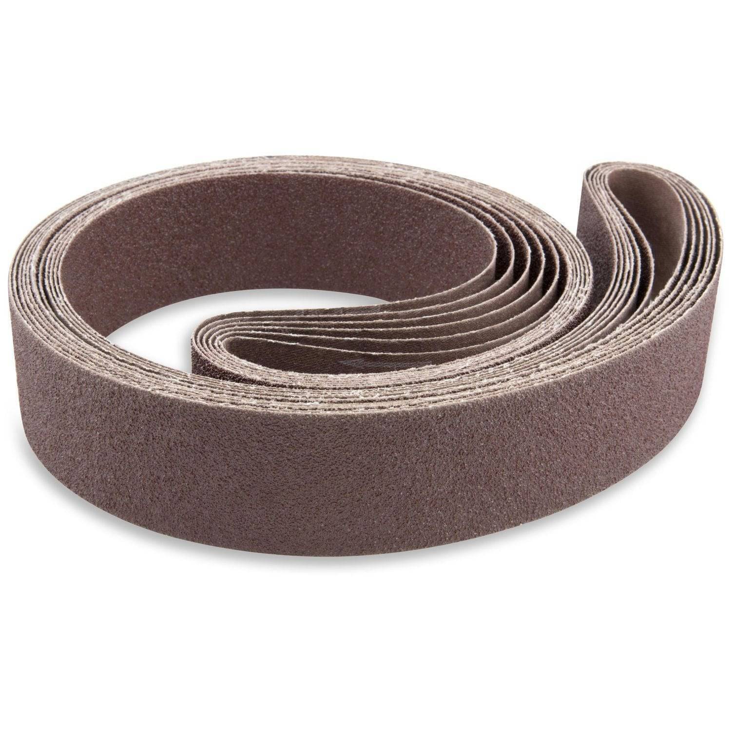 Aluminum Oxide Sanding Belt 2 X 72 Inch Belt Sander Belt 36-320 Grit 6 Pack