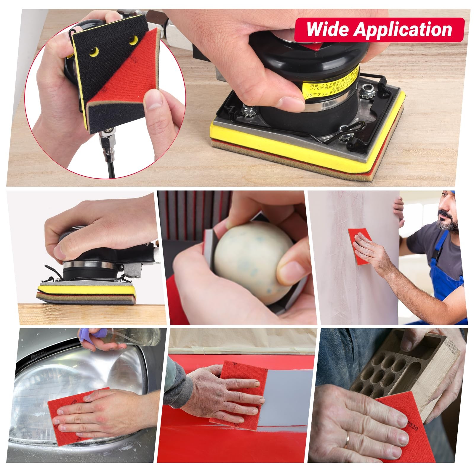 28 PCS 180-3000 Grit Sanding Sponge,Soft Foam Sanding Block,Ultra Fine Sandin…