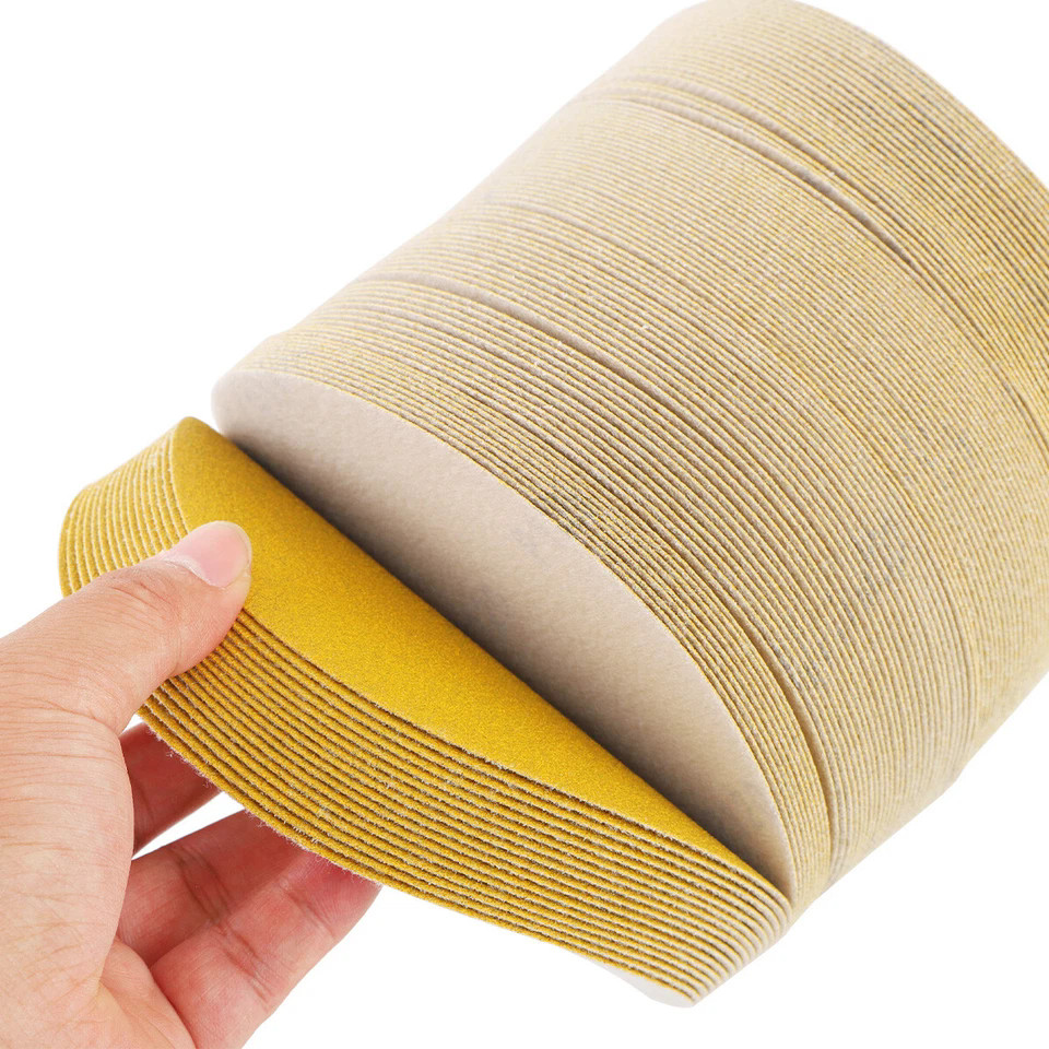 100 Pcs Hook & Loop 6” Sanding Discs, Orbital DA Sander Paper Pads 80-800 Grit