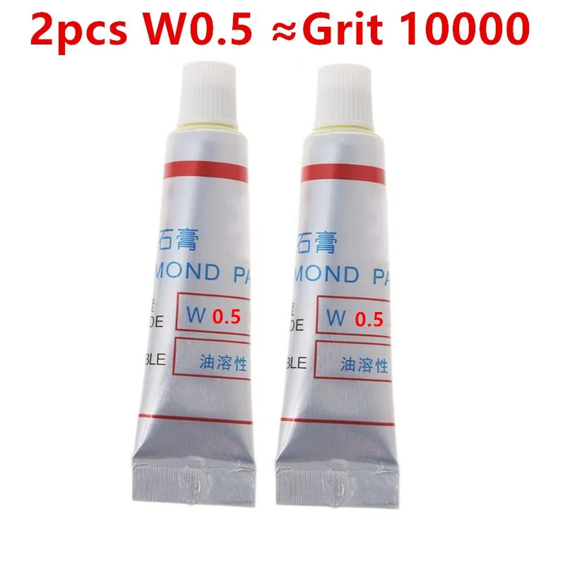 2Pcs Glass Metal Polishing Cream Diamond Abrasive Paste 320-10000 Grit Ceramics