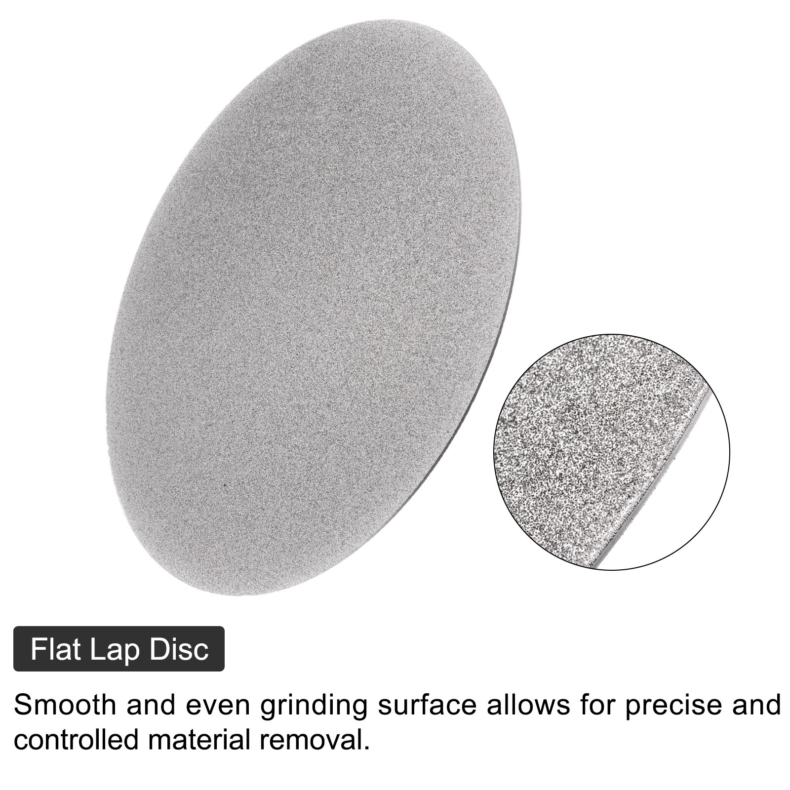 Diamond Sanding Grinding Disc 12″ Grit 60 No Center Hole Flat Lap Wheel Disk