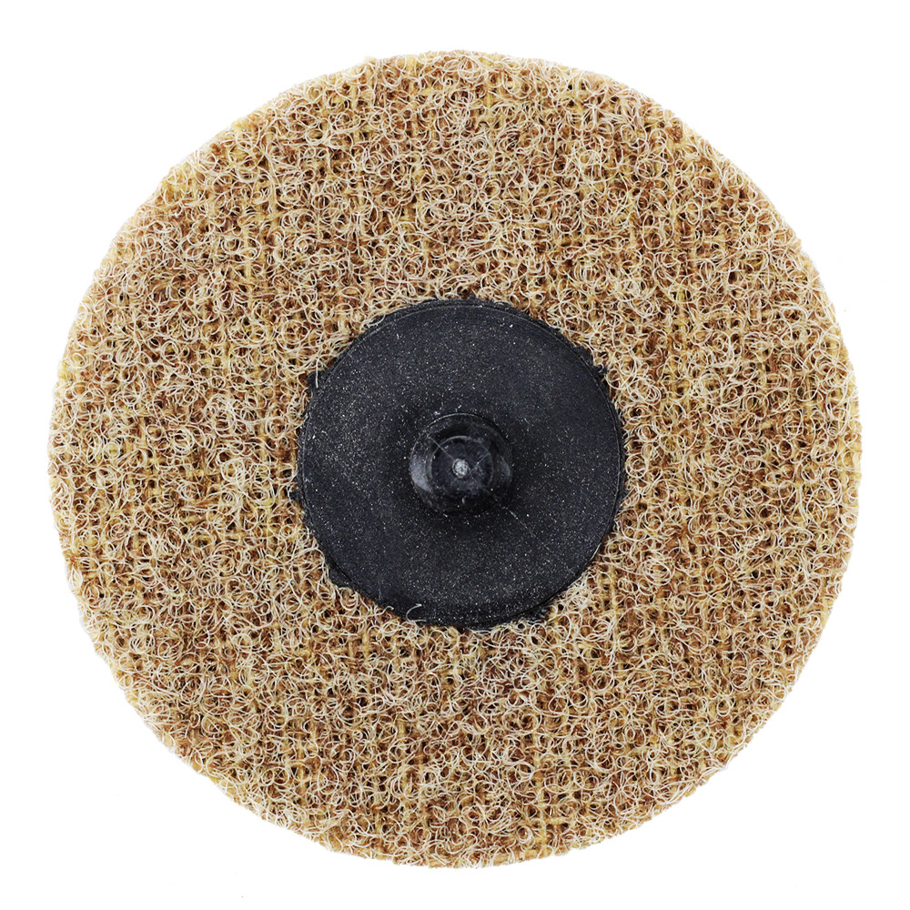 200 Pack – 3″ Roloc Surface Conditioning Discs Coarse Tan Quick Change Prep Pads