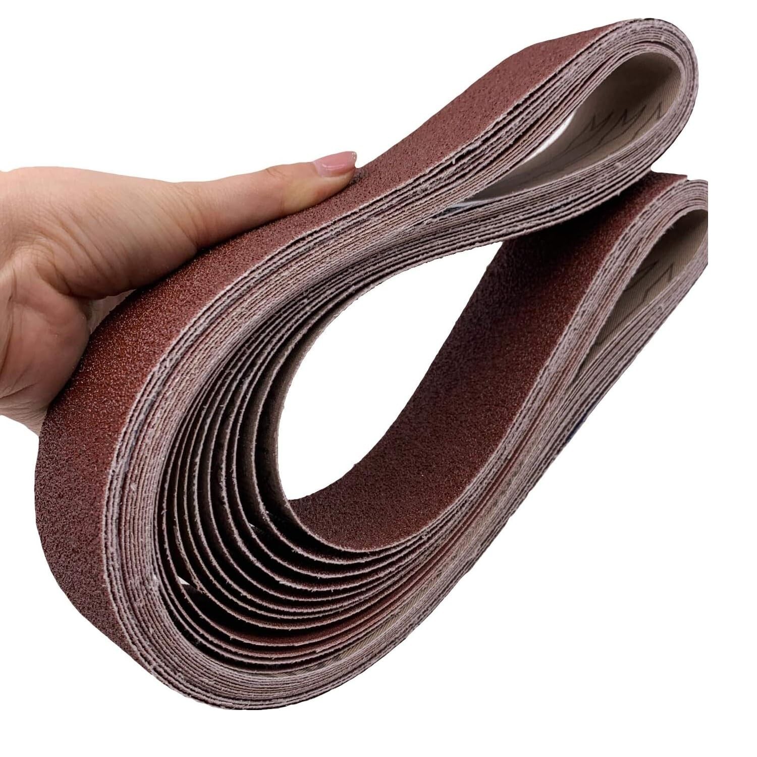 2 x 42 Sanding Belts, 2×42 Aluminum Oxide Sanding Belts, 2 Each of 40 80 120 …