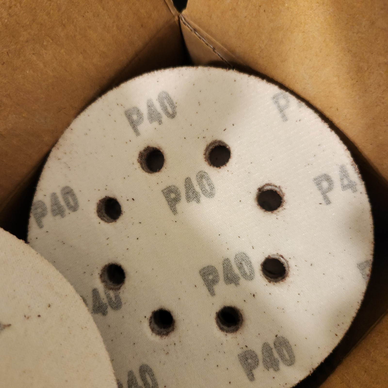100pc Random Orbital Sander Hook and Loop Sanding Paper, 5-inch Discs, All Grits