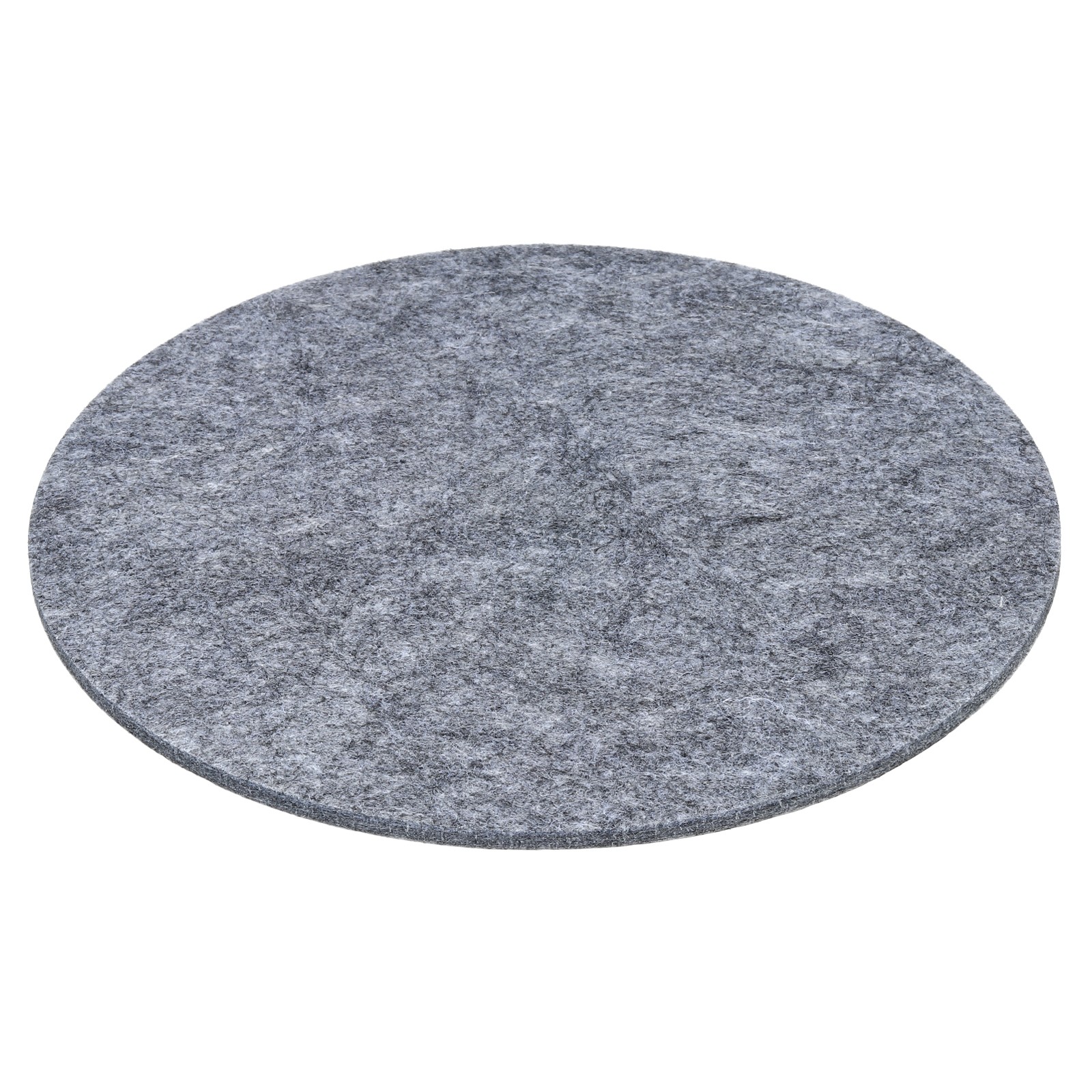 8.7″ Diameter Adhesive Non-Slip Backed Felt, 5mm Thickness, Gray