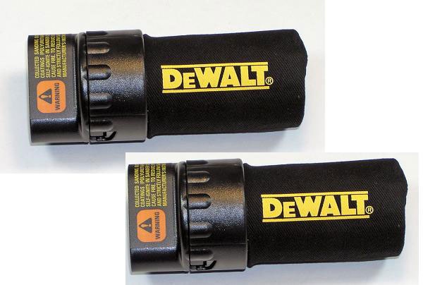 Dewalt 2 Pack Of Genuine OEM Replacement Dust Bags, 608354-00SV-2PK