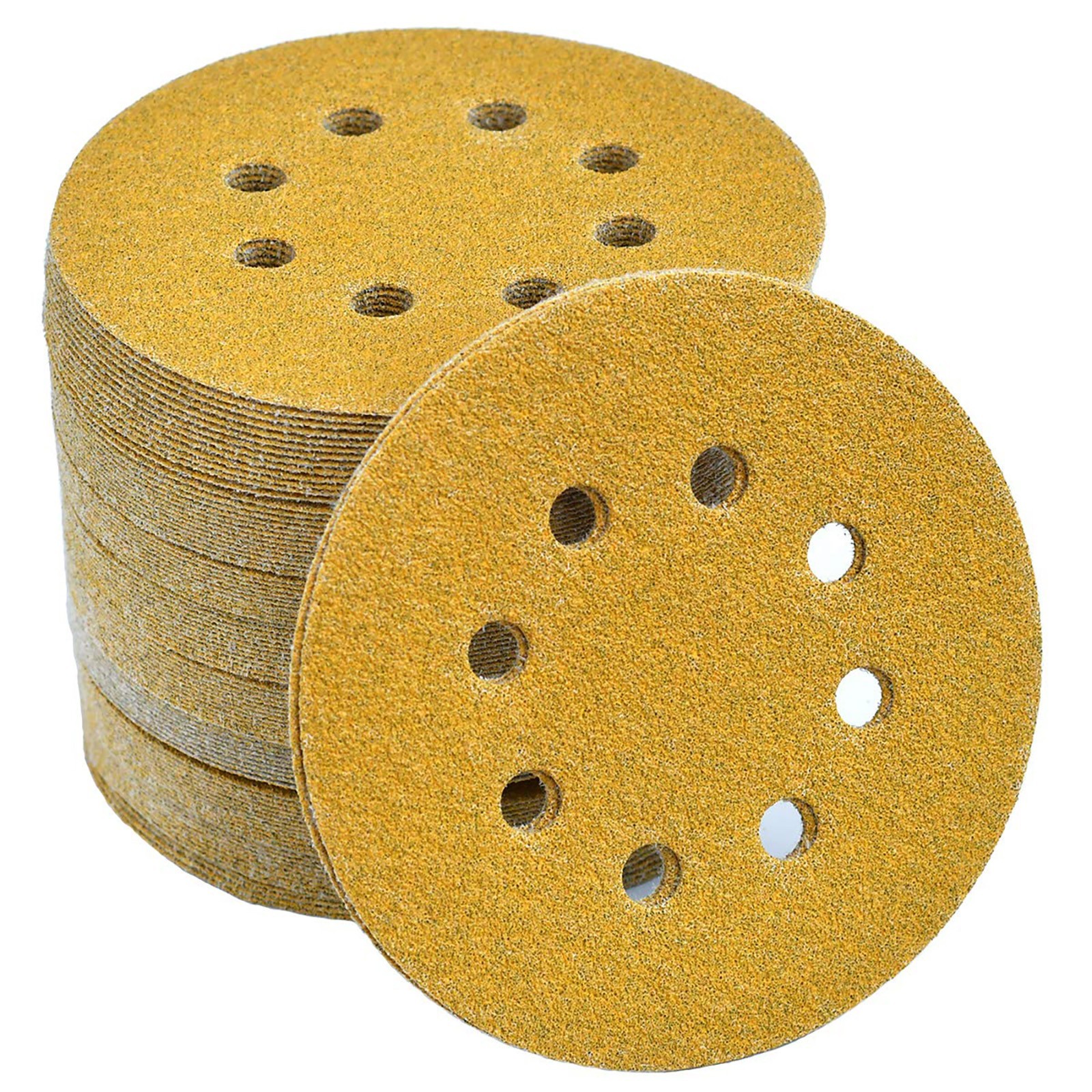 5inch Sanding Discs 40-1000 Grit Hook Loop 8-Hole Orbital Sander Paper Sandpaper