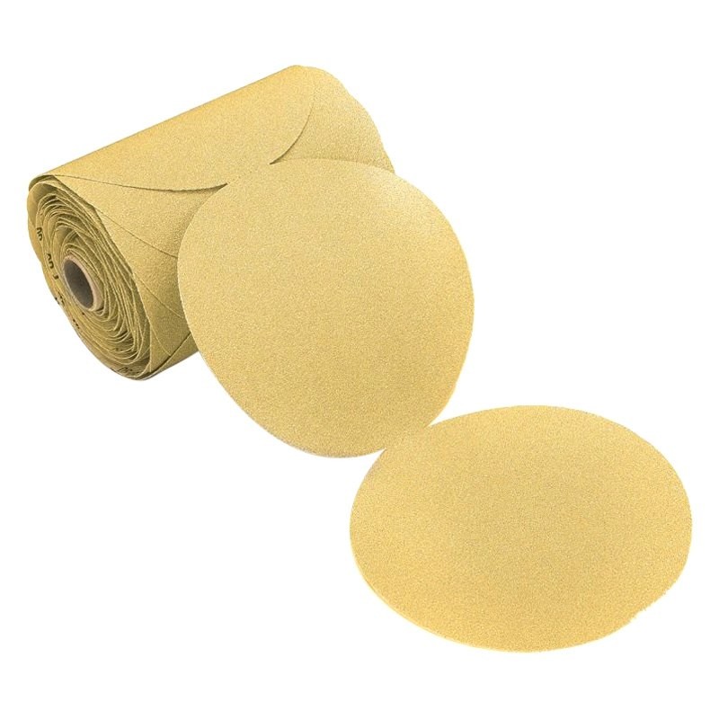 Mirka Abrasives 5″ 120 Grit Aluminum Oxide Non-Vacuum PSA Disc Roll 100 Pieces