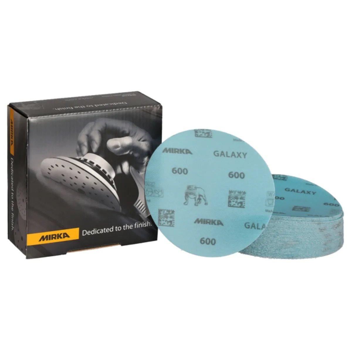 Mirka Galaxy Ceramic 5 inch Solid Hook & Loop Sanding Discs 50 Pack Choose Grit