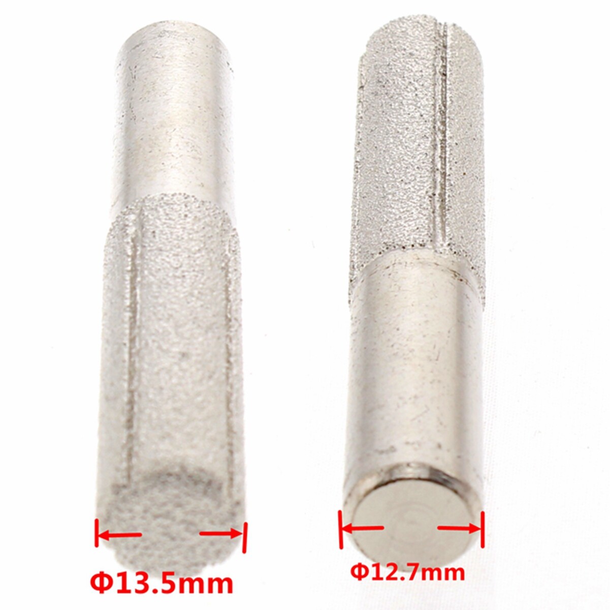 13.3mm Diamond Straight Router Bit Brazed Cylinder Profile Wheel 1/2 inch Shank