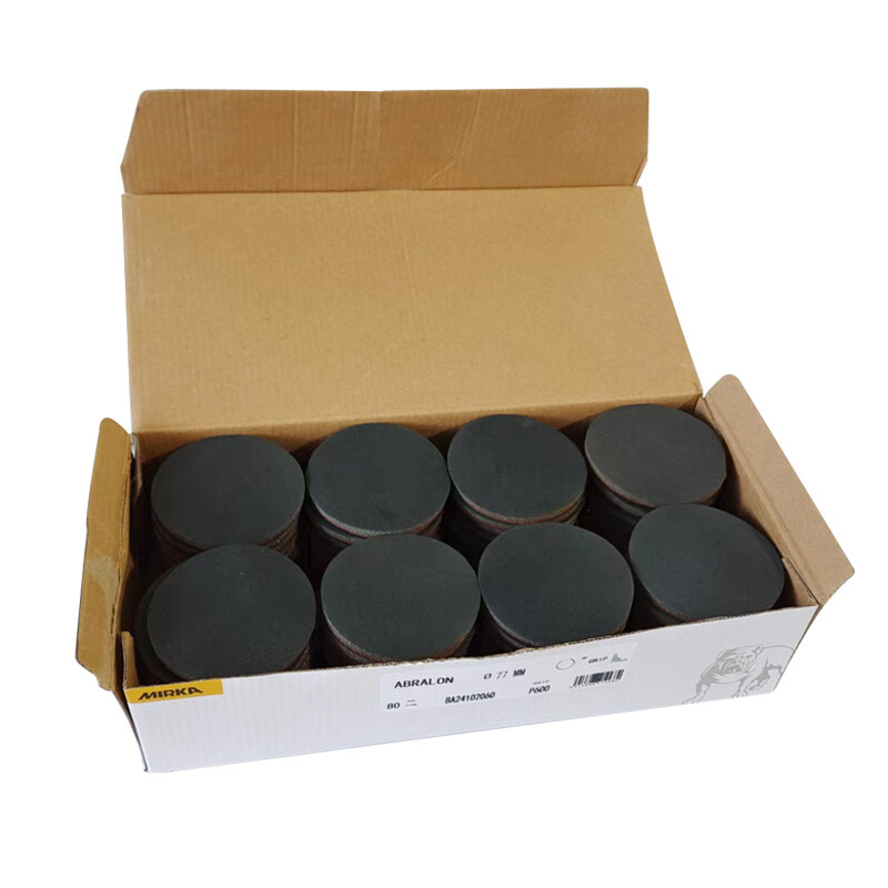 MIRKA Abralon Foam Grinding Disc 3in Back Flocking Fine Abrasive 500-4000grit