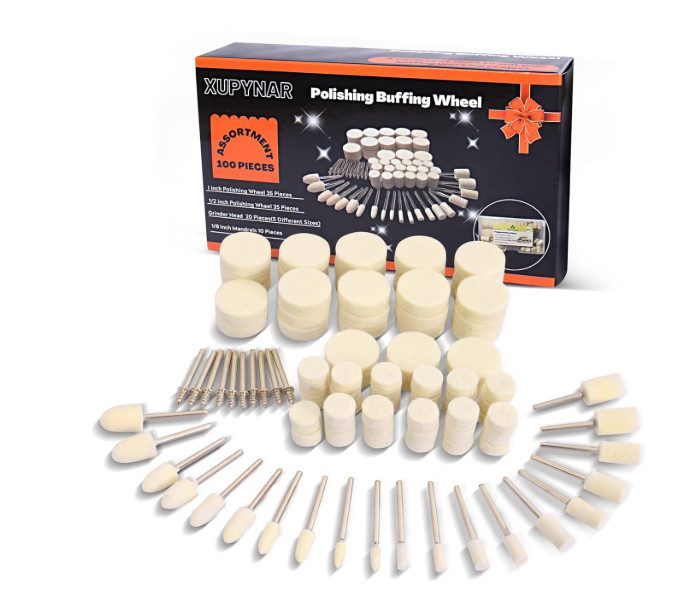 100PCS Polishing Buffing Wheel for Dremel Polishing Kit, Polishing Wheel for Dre
