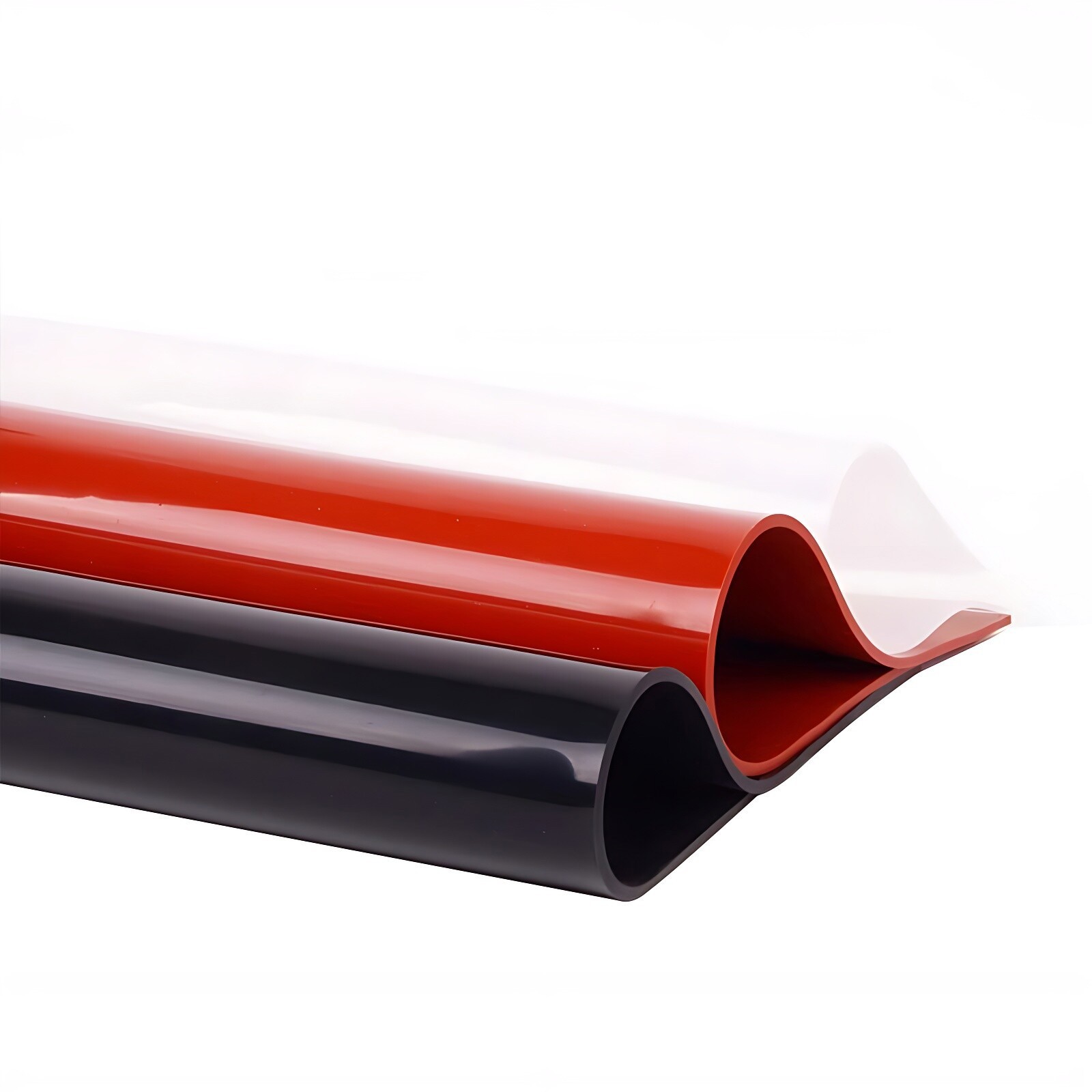 Silicone Sheet 0.1mm – 6mm Thick 500mm Wide 500mm Long Black/Clear/White/Red