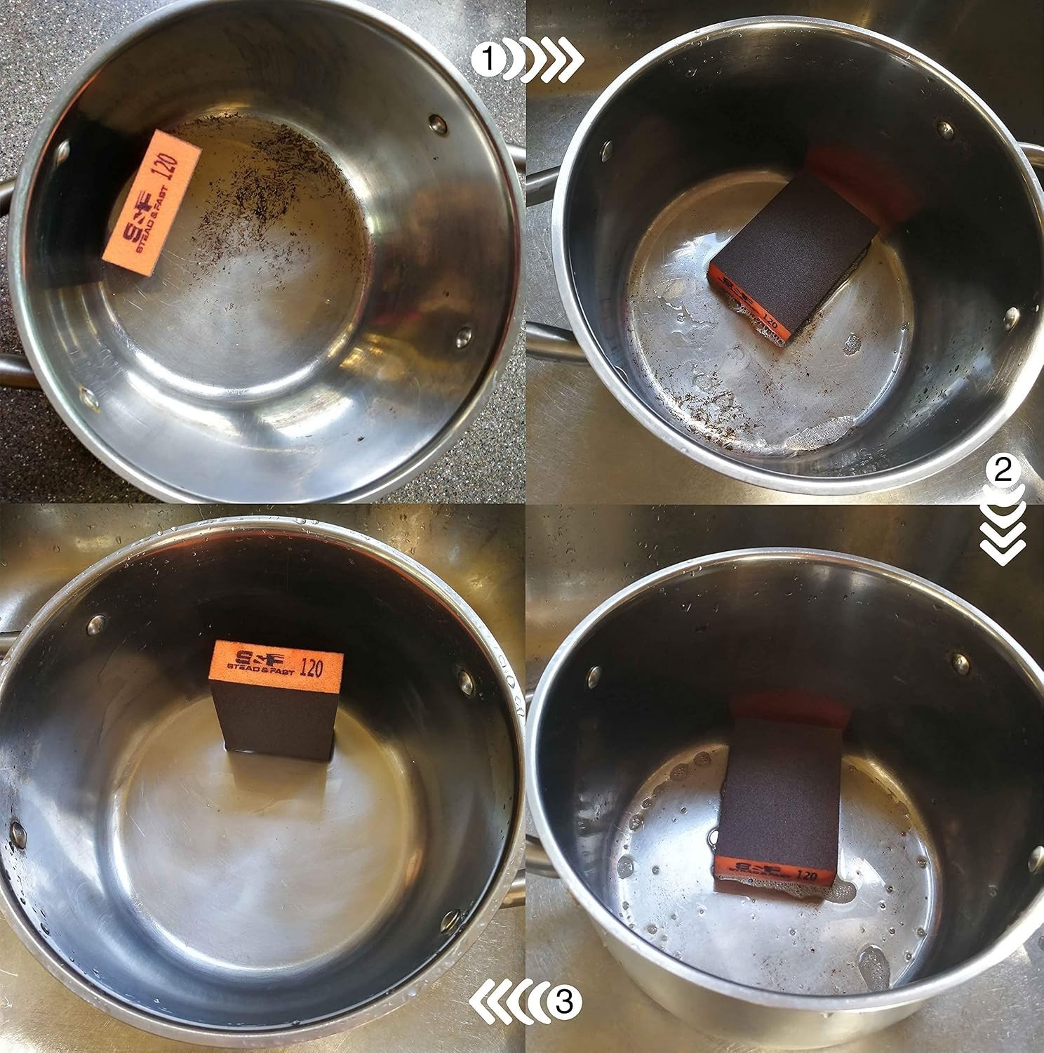 6-Pack Aluminum Oxide Sanding Sponges: Coarse to Fine Grits for Perfect Finishes