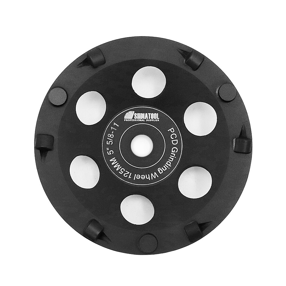5″ PCD Grinding Cup Wheel Polycrystalline Diamond Grinding Disc Wheel 5/8-11