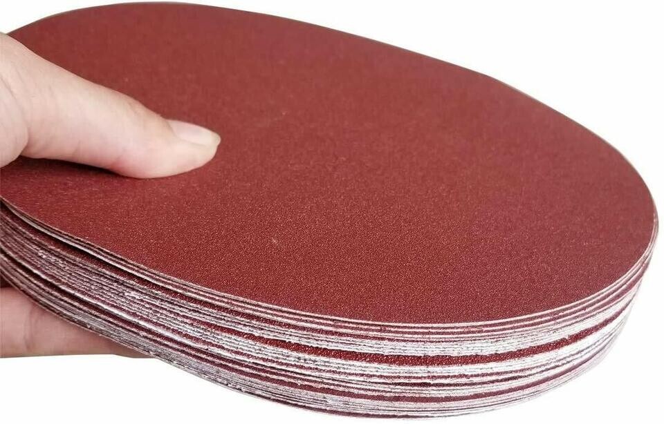 90x 6″ PSA Self Adhesive 80/180/320 Grit Sanding Disc Stick On Sandpaper Peel