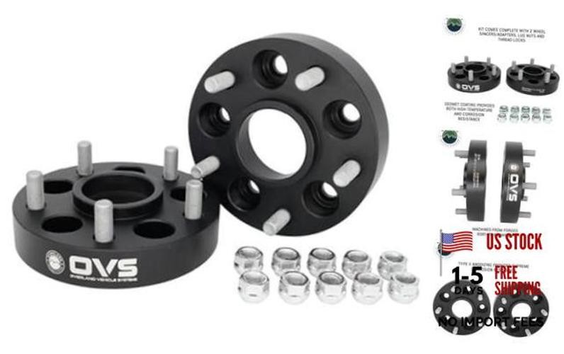 – 5×4.5 to 5×5 1.25″ Wheel Spacer/Adaptor (Pair) – (6×5.5 1.25″ Wheel Spacer