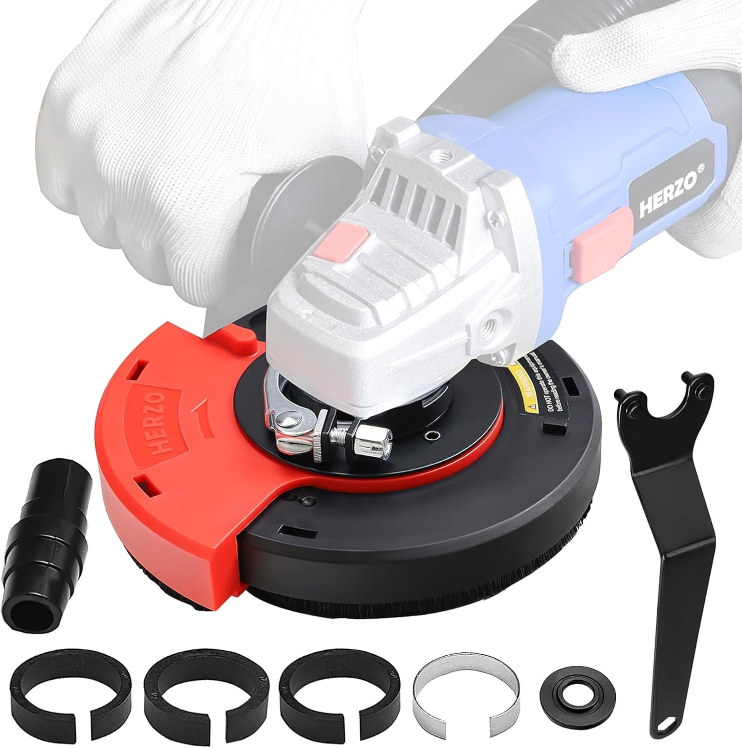 Universal Surface Grinding Dust Shroud & Diamond Grinding Cup Wheel 5″