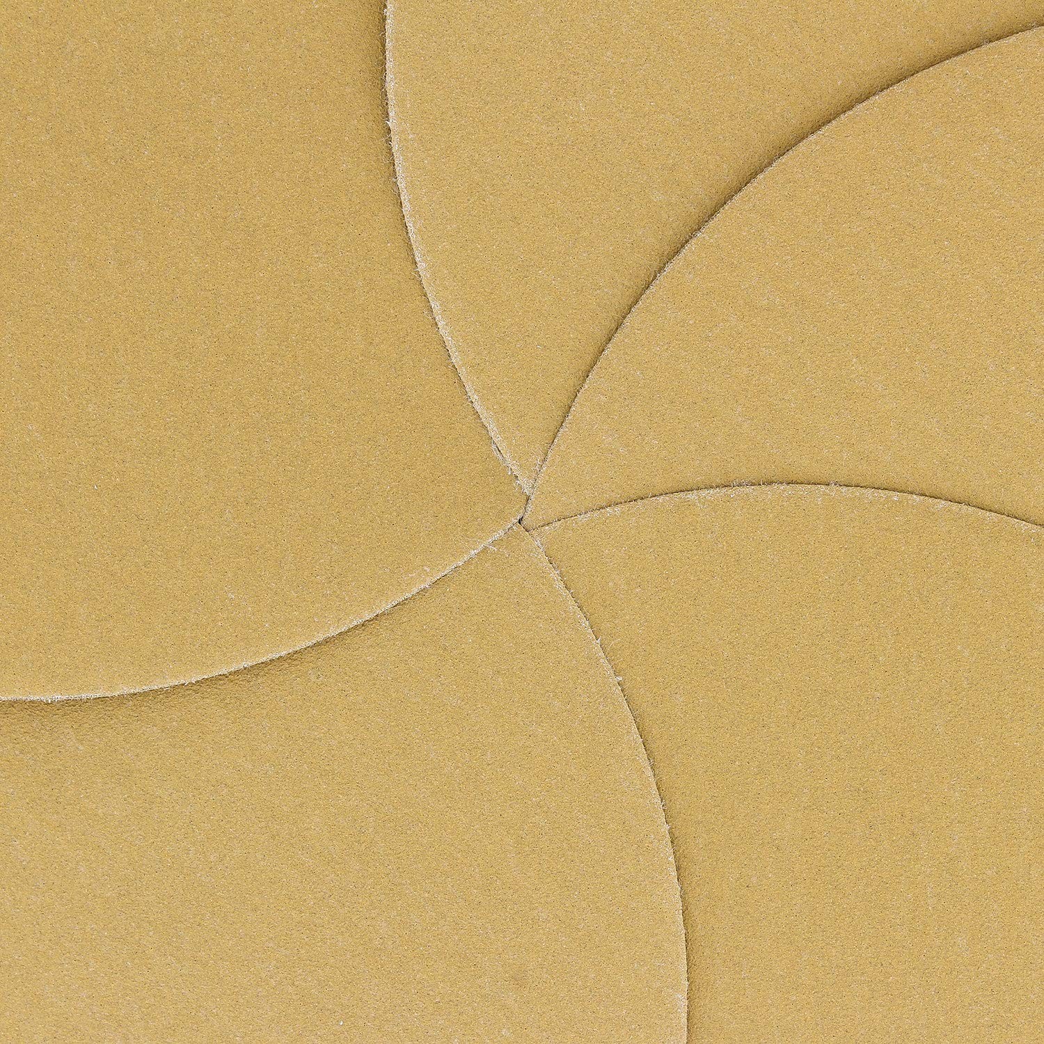 Premium 220 Grit 6″ Gold Sandpaper Discs, No Hole Pattern Dustless, Box of 50…