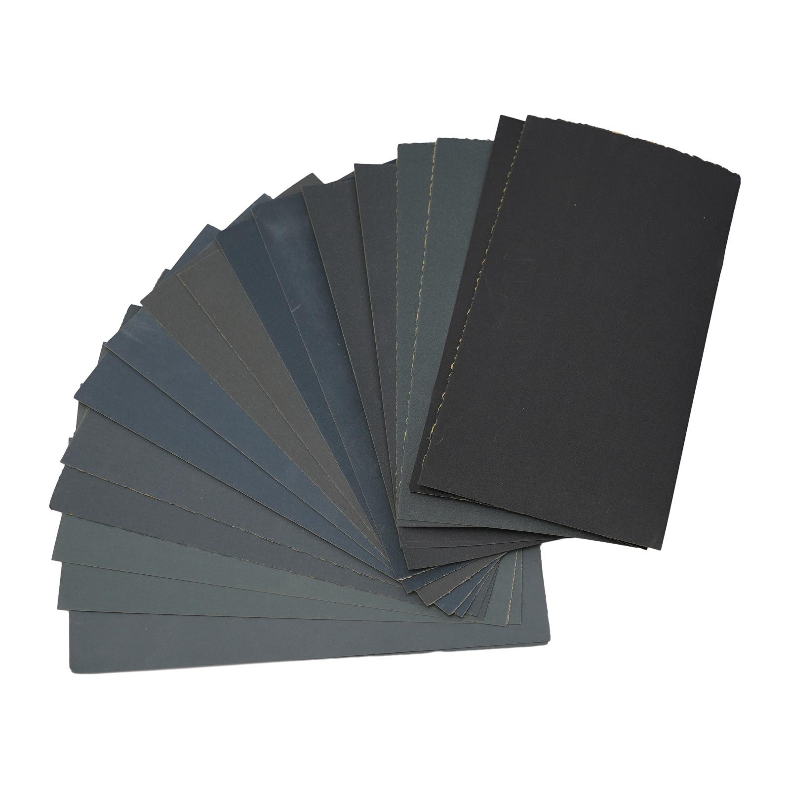18PCS Sandpaper Set 400-3000 Grit Wet Dry Abrasive Polishing Sheets