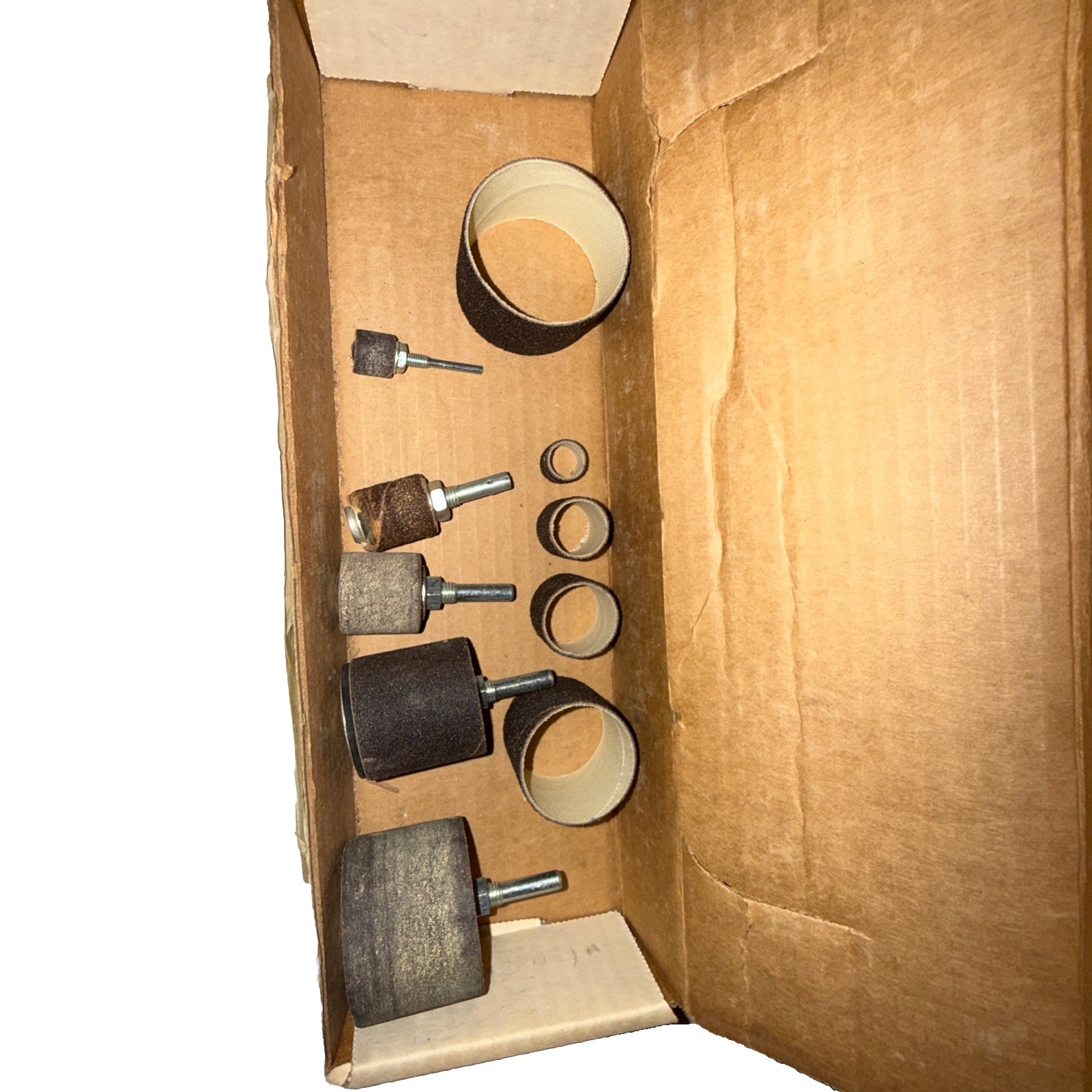 Vintage 1/2″ – 2″ Spindle Sanding Drum Kit Sleeves Set Drill Press Sander USA