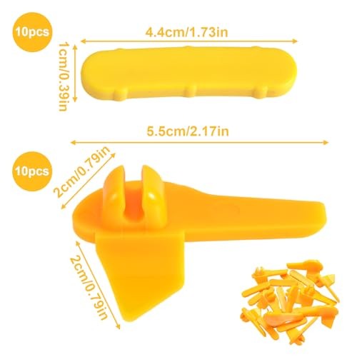 10 Sets Tire Machine Rim Protector, Tire Changer Plastic Inserts Wheel Side