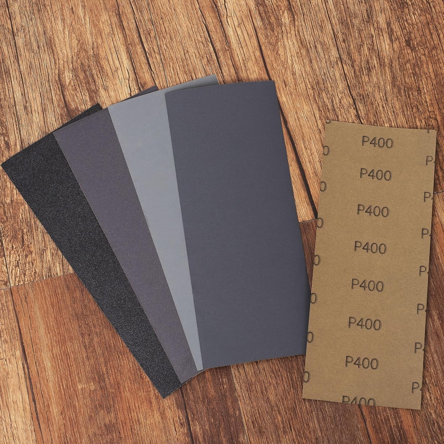 Bates Sandpaper 24pc Wet Dry Assortment Kit 120-3000 Grit Wood Metal Automotive