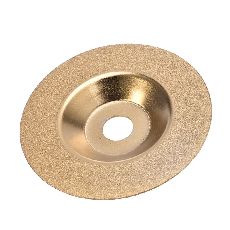 2PCS 100 mm Gold Diamond Titanium Grinding Wheel Polishing Disc