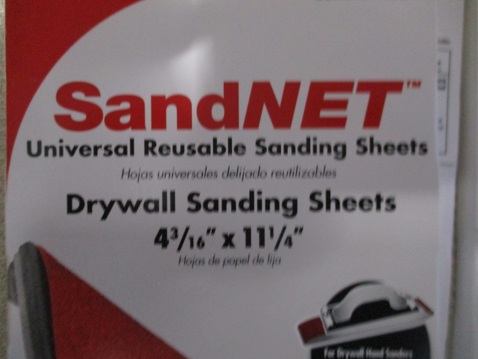 3 pk 15 Sheets Diablo Drywall Sanding SandNet Medium 120 Grit 11 1/4″ x 4 3/16″