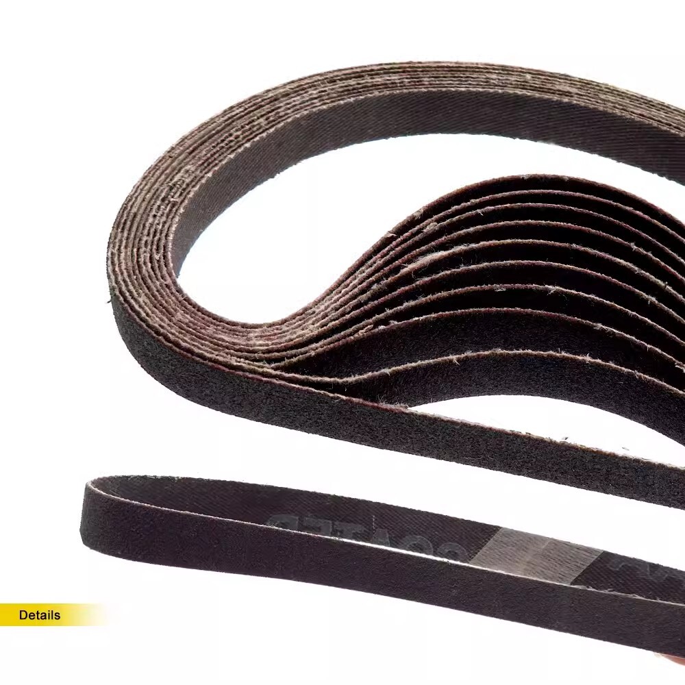 10x330mm Silicon Carbide Sanding Belts Metal Wood Polishing 60/80/100~240 Grit