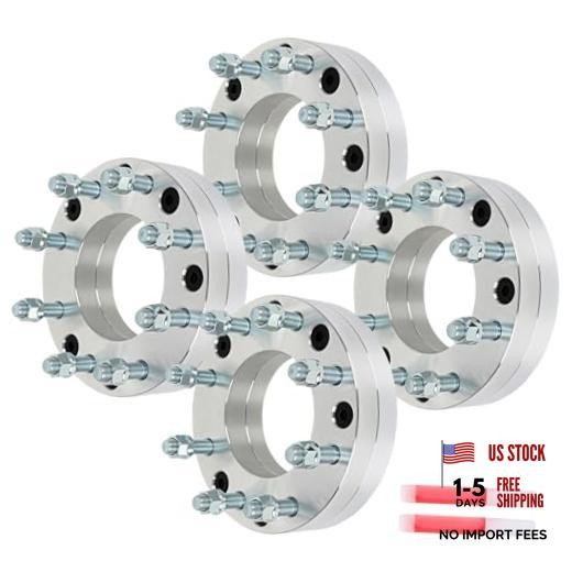 5×5.5 to 8×6.5 Wheel Adapters for 1500 2 inch 14×1.5 Studs 108mm Hub Bore