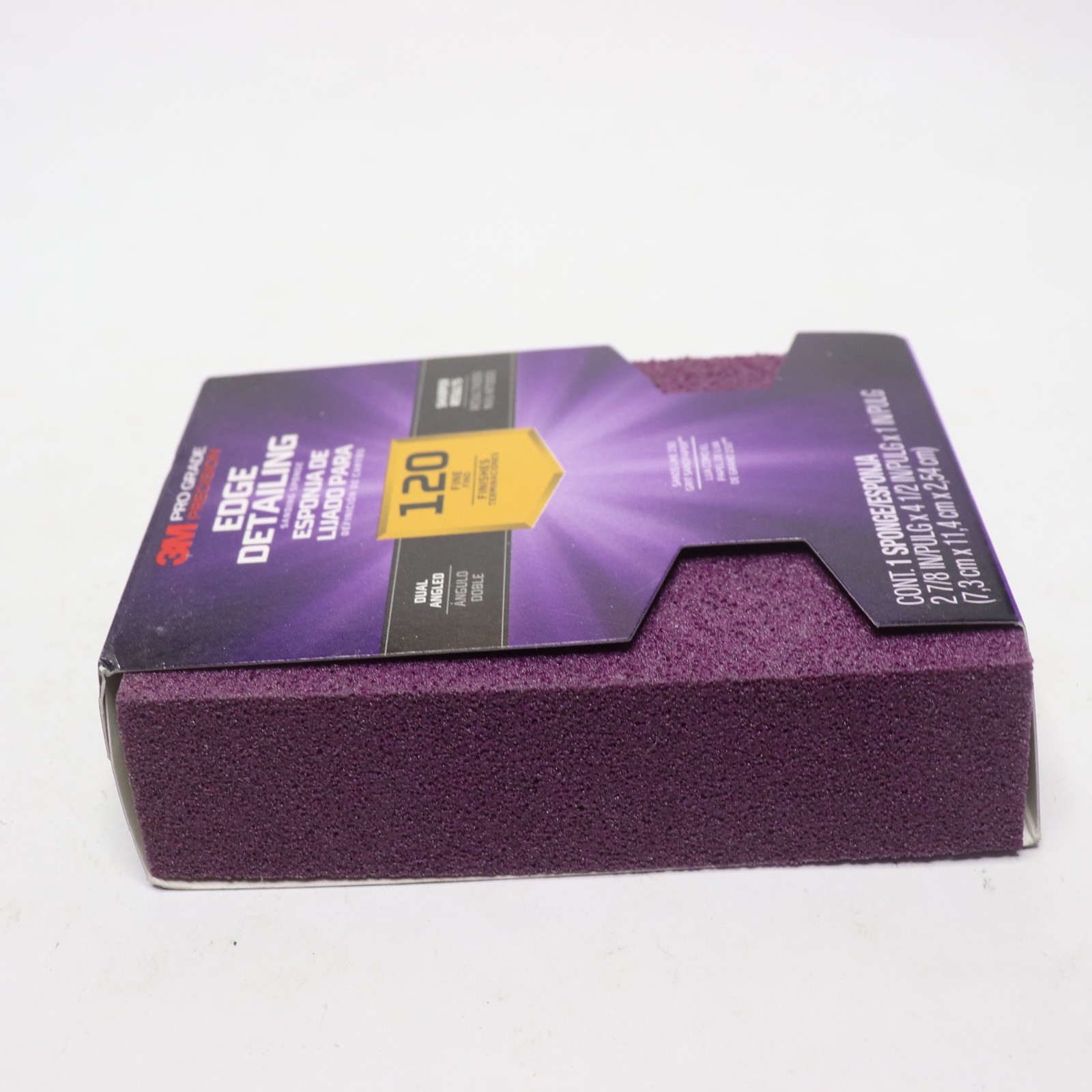 3M Pro Grade Precision Sanding Block Edge Detailing Fine 2.875″ x 4.5″ x 1″