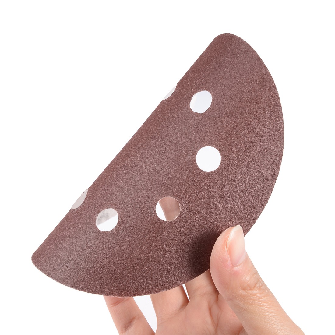 5-Inch 8 Hole Hook and Loop Sanding Disc 240 Grit Flocking Sandpaper 50Pcs