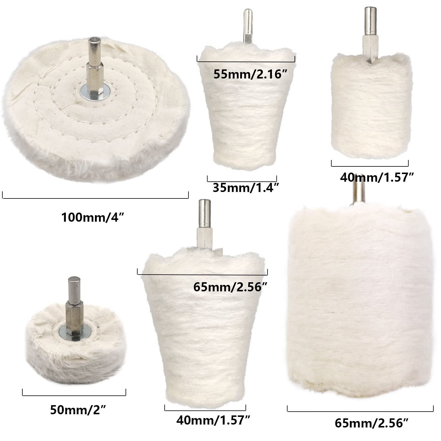 Extra Fine Grit Buffing Wheel Set – 11-Piece Polishing Tools for Electric Drills