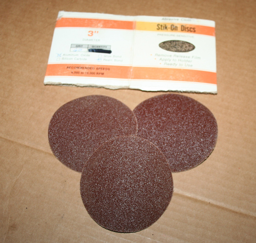 3” Superior Abrasives PSA Sanding Disc 52 count Aluminum Oxide 60# Grit MED