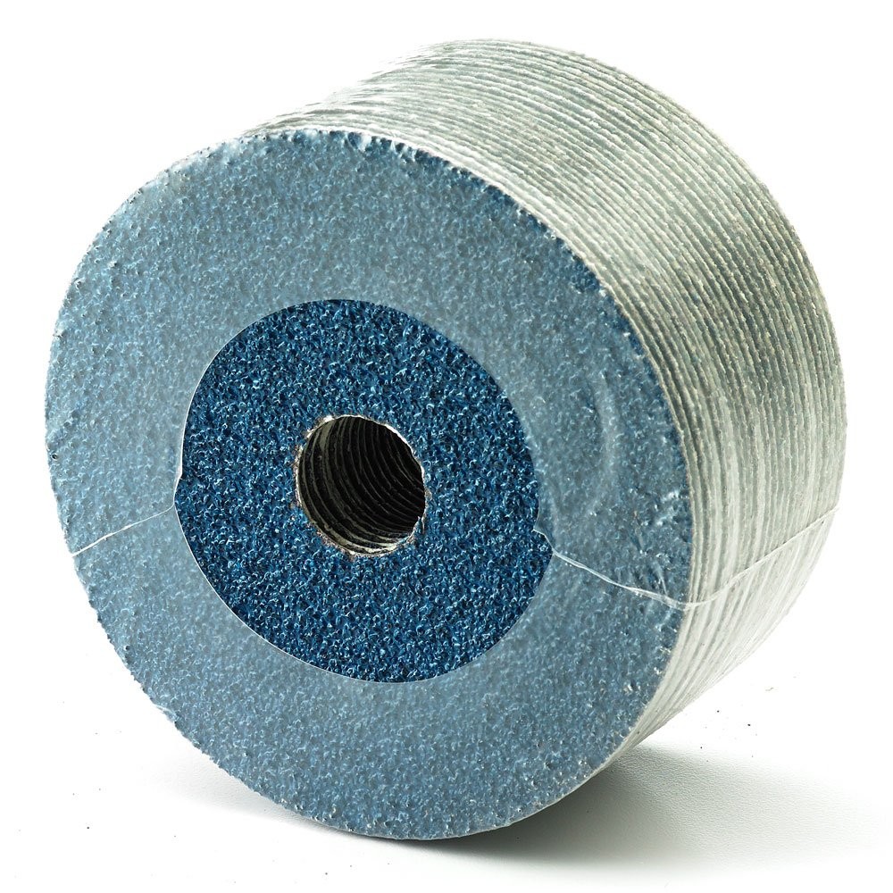 25 PCS Zirconia Resin Fiber Discs 36 Grit 4 1/2 x 7/8 Inch Grinding Wheels