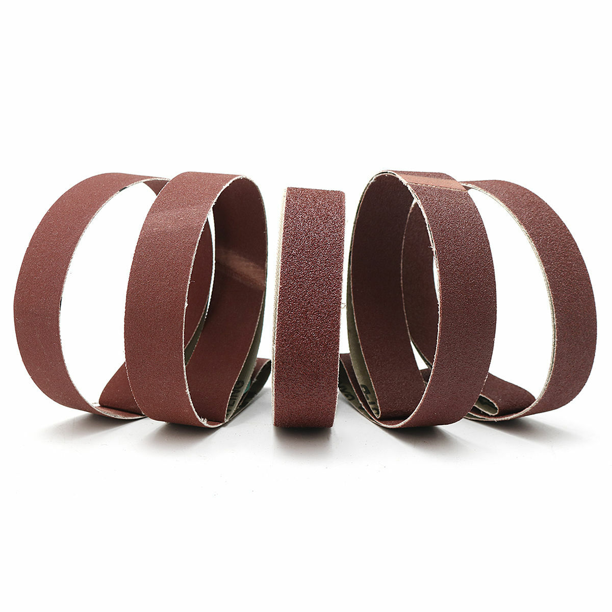 1/5pcs 1″x30″ Sanding Belts 25x762mm Aluminum Oxide Sander Abrasive 60-1000 Grit