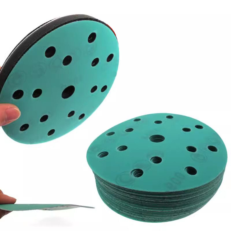 6 Inch 150mm 15 Hole Wet and Dry Sanding Discs Sandpaper Film Pads Grit 60-2000